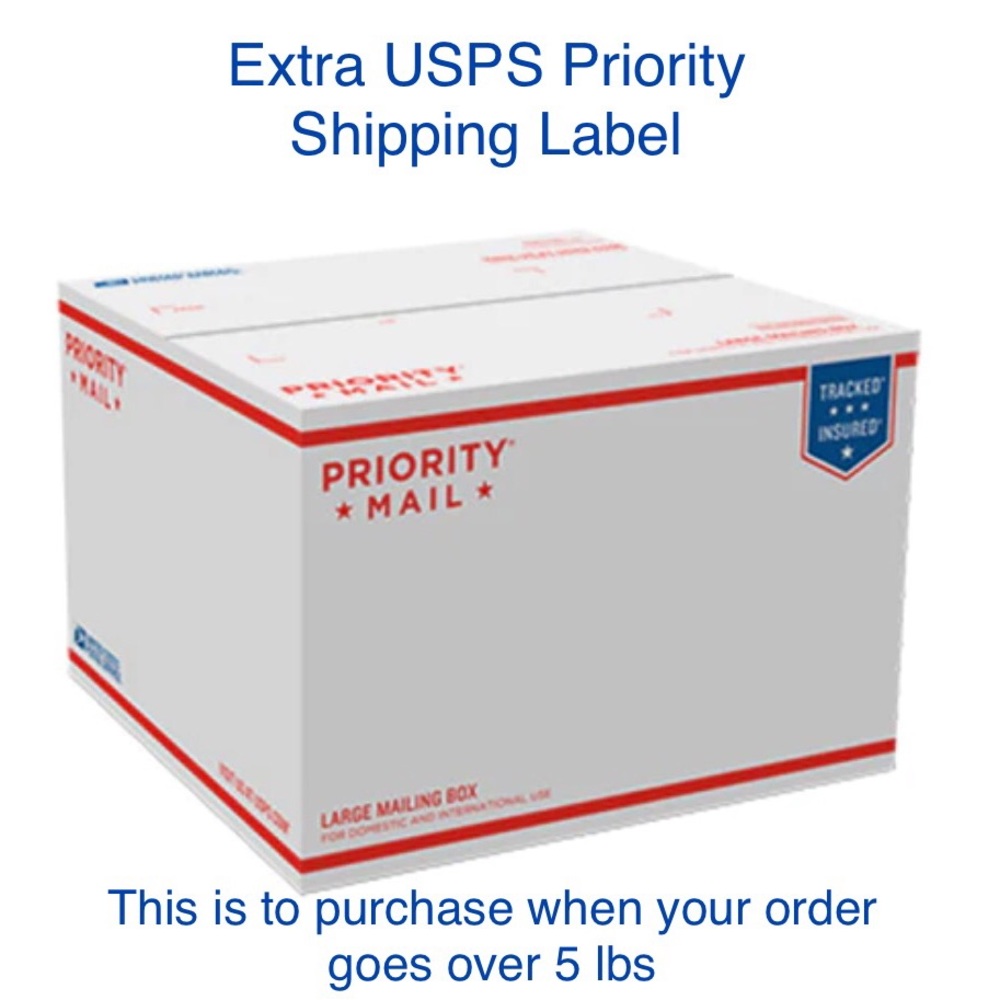 Shipping Label for Orders over 5 Lbs